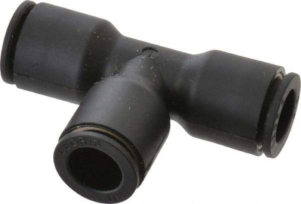 Legris - 3/8" Outside Diam, Nylon Push-to-Connect Tube Union Tee - 290 Max psi - Exact Tool & Supply