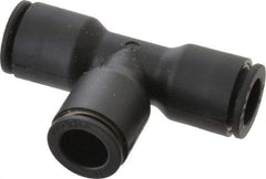 Legris - 3/8" Outside Diam, Nylon Push-to-Connect Tube Union Tee - 290 Max psi - Exact Tool & Supply