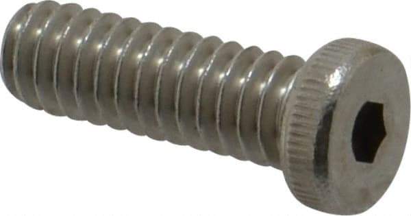 Value Collection - 1/4-20 UNC Hex Socket Drive, Low Socket Cap Screw - Grade 18-8 Stainless Steel, 3/4" Length Under Head - Exact Tool & Supply