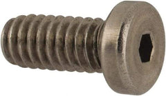 Value Collection - #8-32 UNC Hex Socket Drive, Low Socket Cap Screw - Grade 18-8 Stainless Steel, 3/8" Length Under Head - Exact Tool & Supply