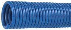 Coilhose Pneumatics - 1/8" ID, 50' Long, Blue Nylon Coiled & Self Storing Hose - 315 Max psi, No Fittings - Exact Tool & Supply