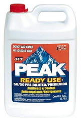 Peak - 1 Gal Conventional Premixed Antifreeze & Coolant - Ethylene Glycol & De-Ionized Water Composition - Exact Tool & Supply
