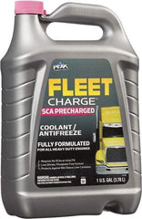 Peak - 1 Gal Heavy Duty Antifreeze & Coolant - Ethylene Glycol with SCA & Inhibitors Composition - Exact Tool & Supply