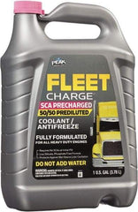 Peak - 1 Gal Heavy Duty Premixed Antifreeze & Coolant - Ethylene Glycol with SCA, Inhibitors, & De-Ionized Water Composition - Exact Tool & Supply