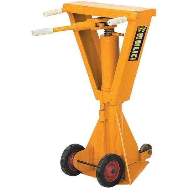 Wesco Industrial Products - Dock Bumpers & Trailer Jacks Type: Trailer Stabilizing Jack Material: Steel - Exact Tool & Supply