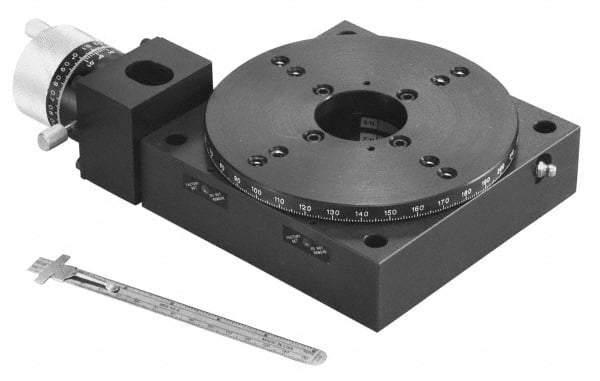 Parker - Rotary Positioning Stages Style: Worm Gear Drive Heavy Load Stage Thread Size: 1/4-20 - Exact Tool & Supply