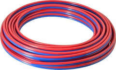 Coilhose Pneumatics - 5/32" ID x 1/4" OD, 50' Long, Polyurethane Tube - Red/Blue, 125 Max psi, 95 Hardness - Exact Tool & Supply