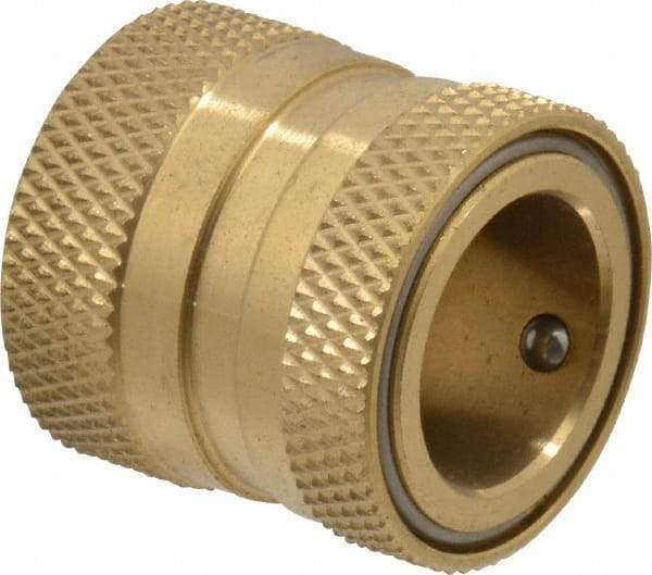 Coilhose Pneumatics - 3/4 NH Garden Hose Coupler - Brass - Exact Tool & Supply