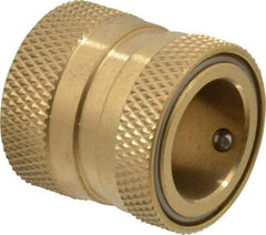 Coilhose Pneumatics - 3/4 NH Garden Hose Coupler - Brass - Exact Tool & Supply