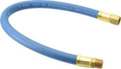 Coilhose Pneumatics - 3/8" ID 1-1/2' Long Lead-In Whip Hose - FNPT x MNPT Swivel Ends, 200 Working psi, -40 to 212°F, 3/8" Fitting, - Exact Tool & Supply