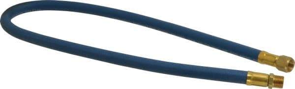 Coilhose Pneumatics - 3/8" ID 3' Long Lead-In Whip Hose - FNPT x MNPT Swivel Ends, 200 Working psi, -40 to 212°F, 3/8" Fitting, - Exact Tool & Supply