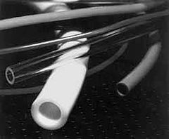 Value Collection - 1/2" ID x 9/16" OD, 1/32" Wall Thickness, Cut to Length (50' Standard Length) PTFE Tube - Natural White, 60 Hardness - Exact Tool & Supply