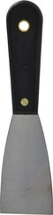 Value Collection - 2" Wide Stainless Steel Putty Knife - Stiff, Nylon Handle, 7.8" OAL - Exact Tool & Supply