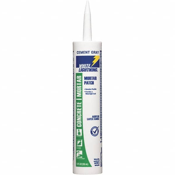 White Lightning - Drywall & Hard Surface Compounds Type: Brick/Mortar Repair Color: Gray - Exact Tool & Supply
