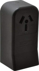Pass & Seymour - 125/250 VAC, 50 Amp, 10-50R NEMA Configuration, Brown, Industrial Grade, Ungrounded Single Receptacle - 1 Phase, 3 Poles, 3 Wire, Surface Mount - Exact Tool & Supply