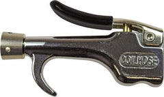 Coilhose Pneumatics - Safety Shield Thumb Lever Blow Gun - 1/4 NPT, Zinc - Exact Tool & Supply