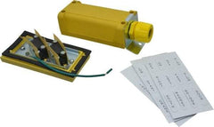 Woodhead Electrical - 2 Operator, Mushroom Head Pendant Control Station - No Legend, Momentary Switch, NO/NC Contact - Exact Tool & Supply