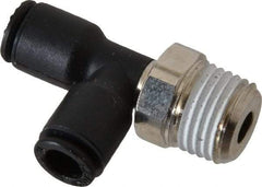 Legris - 6mm OD, 1/4 BSPT, Nylon/Nickel Plated Brass Push-to-Connect Male Run Tee - 290 Max psi - Exact Tool & Supply