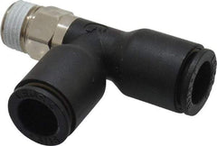 Legris - 8mm OD, 1/8 BSPT, Nylon/Nickel Plated Brass Push-to-Connect Male Run Tee - 290 Max psi - Exact Tool & Supply