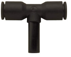 Legris - 1/4" Outside Diam, Nylon Push-to-Connect Tube Plug-In Tee - 290 Max psi - Exact Tool & Supply