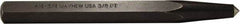 Mayhew - 3/8" Center Punch - 6-1/4" OAL, Alloy Steel - Exact Tool & Supply