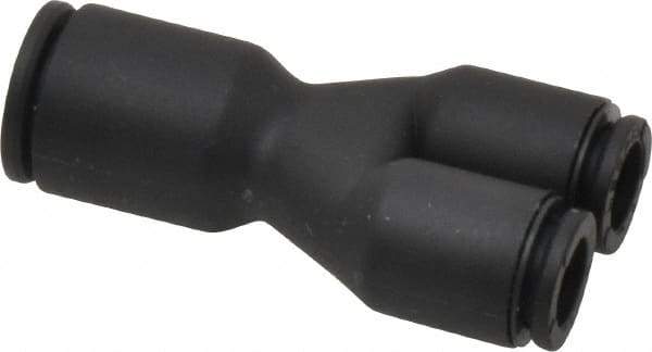 Legris - 6 x 8mm Outside Diam, Nylon Push-to-Connect Union Y - 290 Max psi - Exact Tool & Supply