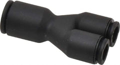 Legris - 6 x 8mm Outside Diam, Nylon Push-to-Connect Union Y - 290 Max psi - Exact Tool & Supply