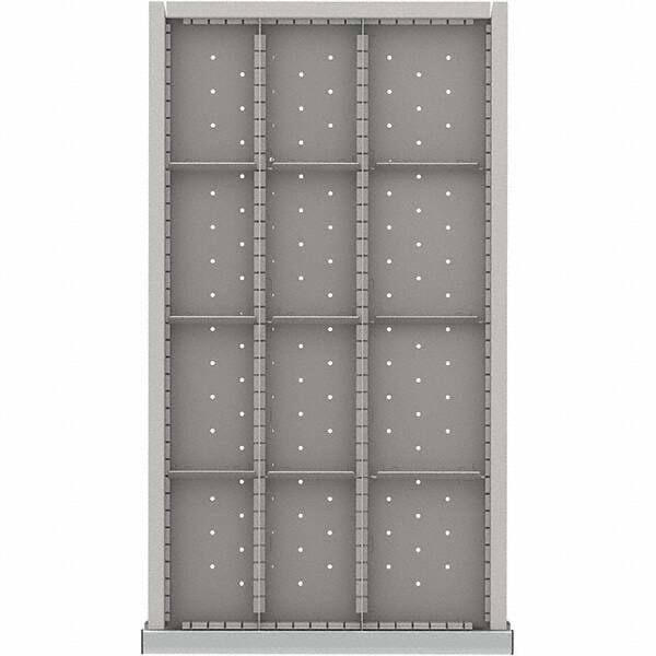 LISTA - 12-Compartment Drawer Divider Layout for 3.15" High Drawers - Exact Tool & Supply