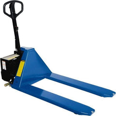 Vestil - 3,000 Lb Capacity, 31-1/2" Lift Portable Tote Lifter - 3-1/2" Min Lift Height, 45" Fork Length x 6-1/2" Fork Width, 26-1/2" Overall Width - Exact Tool & Supply