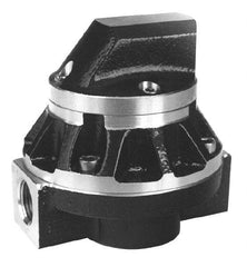 GPI - 1/2" FNPT Port Oval Gear Flowmeter - 0.3 to 7.9 GPM, Aluminum - Exact Tool & Supply