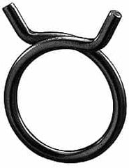 Rotor Clip - 1.62" Wide, Carbon Steel Single Wire Hose Clamp - Exact Tool & Supply