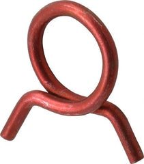 Rotor Clip - 1.12" Wide, Carbon Steel Single Wire Hose Clamp - Exact Tool & Supply