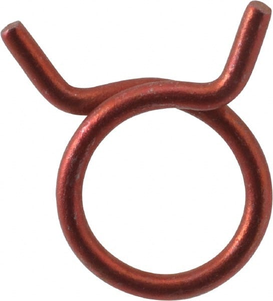 Rotor Clip - 1-1/4" Wide, Carbon Steel Single Wire Hose Clamp - Exact Tool & Supply