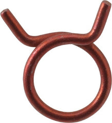 Rotor Clip - 1-1/4" Wide, Carbon Steel Single Wire Hose Clamp - Exact Tool & Supply