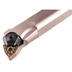 Iscar - 1.18" Min Bore Diam, 12" OAL, 1" Shank Diam, S-MWLN Indexable Boring Bar - 1.38" Max Bore Depth, WNM.. 3 Insert, Wedge Holding Method - Exact Tool & Supply