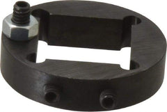Made in USA - Metal Cutting & Forming Machine Work Stop - For Use with Arbor Press (1-1/4" Square Ram) - Exact Tool & Supply