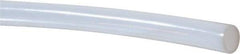 Value Collection - 5/16" ID x 3/8" OD, 1/32" Wall Thickness, Cut to Length (50' Standard Length) PTFE Tube - Natural White, 60 Hardness - Exact Tool & Supply