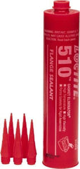 Loctite - 300ml 510 Gasket Eliminator Flange Sealant - -65 to 400°F, Red, Comes in Cartridge - Exact Tool & Supply