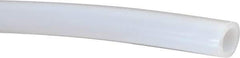 Value Collection - 1/4" ID x 3/8" OD, 1/16" Wall Thickness, Cut to Length (50' Standard Length) PTFE Tube - Natural White, 60 Hardness - Exact Tool & Supply