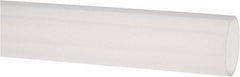 Made in USA - 7/8" ID x 31/32" OD, 3/64" Wall Thickness, Cut to Length (50' Standard Length) PTFE Tube - Translucent, 56 Hardness - Exact Tool & Supply