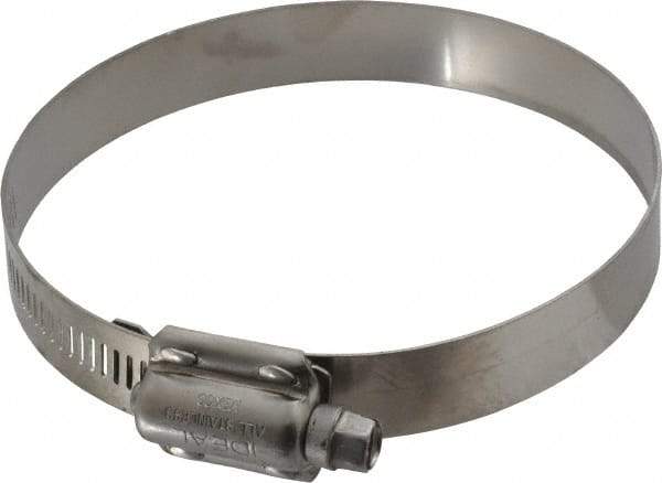IDEAL TRIDON - SAE Size 412, 3-1/4 to 4-1/8" Diam, Stainless Steel High Torque Worm Drive Clamp - 5/8" Wide, Material Grade 304, Series 850 - Exact Tool & Supply