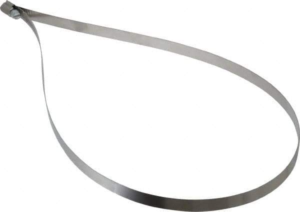 IDEAL TRIDON - SAE Size 176, 9-1/2 to 11-1/2" Diam, Stainless Steel Worm Drive Clamp - 1/2" Wide, Material Grade 201, Series 611 - Exact Tool & Supply