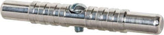 Schaefer Brush - 3-3/4" Long, 12-24 Male, Aluminum T-Bar Brush Handle - 1/2" Diam, 12-24 Male, For Use with Steel Rods - Exact Tool & Supply