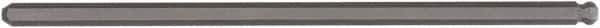 Bondhus - 3/8" Ball End Hex Screwdriver Bit - 3/8" Drive, 8" OAL - Exact Tool & Supply