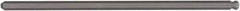 Bondhus - 3/8" Ball End Hex Screwdriver Bit - 3/8" Drive, 8" OAL - Exact Tool & Supply