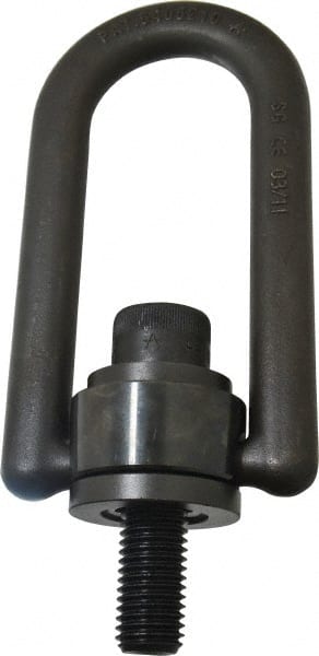 American Drill Bushing - 5,000 Lbs. Load Capacity, 3-1/2 Inch Wide x 6.87 Inch High x 3.87 Inch Opening, Extra Duty Center Pull Hoist Ring - Exact Tool & Supply