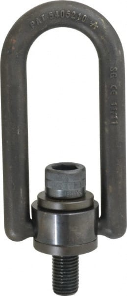 American Drill Bushing - 2,200 kgs. Load Capacity, 88.9 mm Wide x 174.6 mm High x 98.4 mm Opening, Extra Duty Center Pull Hoist Ring - Exact Tool & Supply