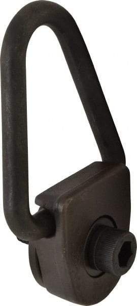 American Drill Bushing - 4,000 Lbs. Load Limit, Side Pull Hoist Ring - 5/8-11 Inch Thread Size, 1-1/2 Inch Diameter Ring - Exact Tool & Supply