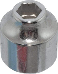 Proto - 1/4", 3/8" Drive, Standard Hand Socket - 6 Points, 13/16" OAL, Chrome Finish - Exact Tool & Supply