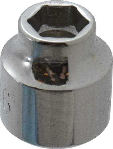 Proto - 5/16", 3/8" Drive, Standard Hand Socket - 6 Points, 3/4" OAL, Chrome Finish - Exact Tool & Supply